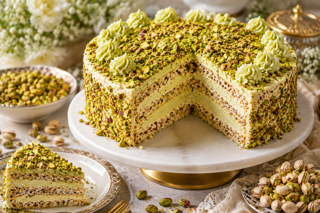 Pistachio Sans Rival Recipe