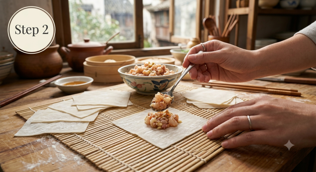 Prawn Wonton Recipe Steps (6)