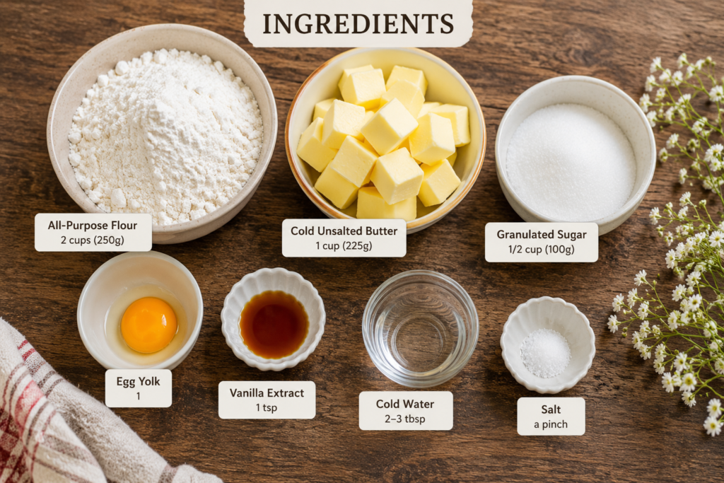 Shortcrust Pastry Biscuits Recipe