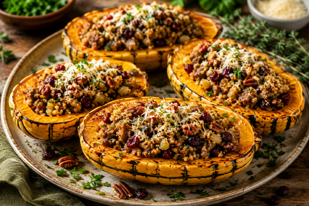 Stuffed Delicata Squash Recipe