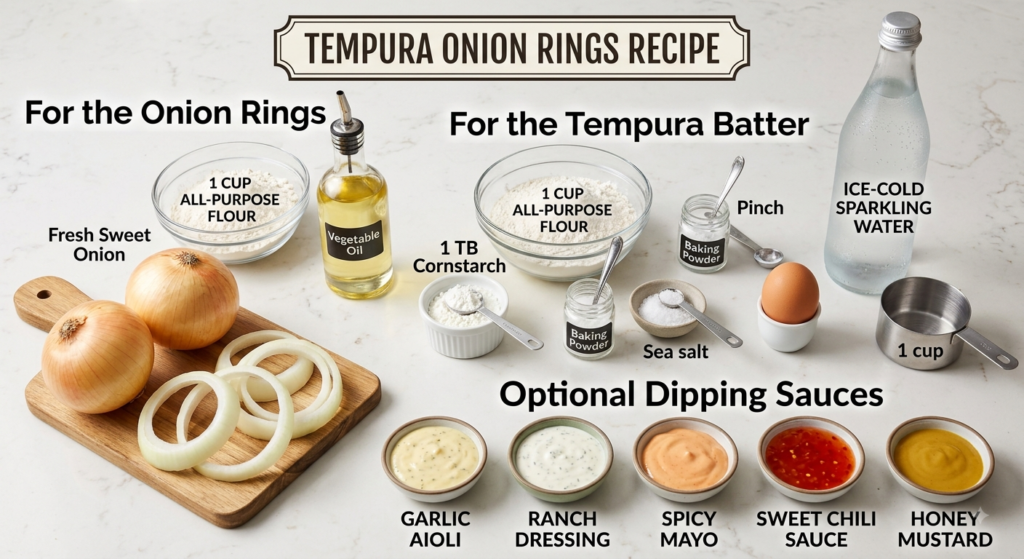 Tempura Onion Rings Recipe