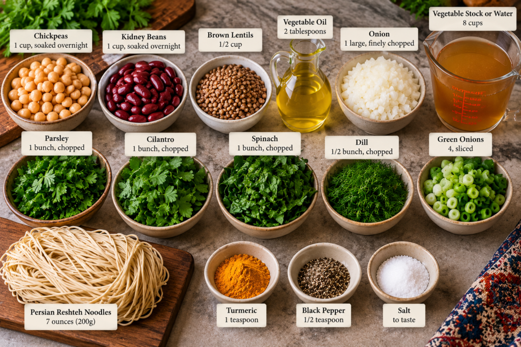 Ash Reshteh Recipe