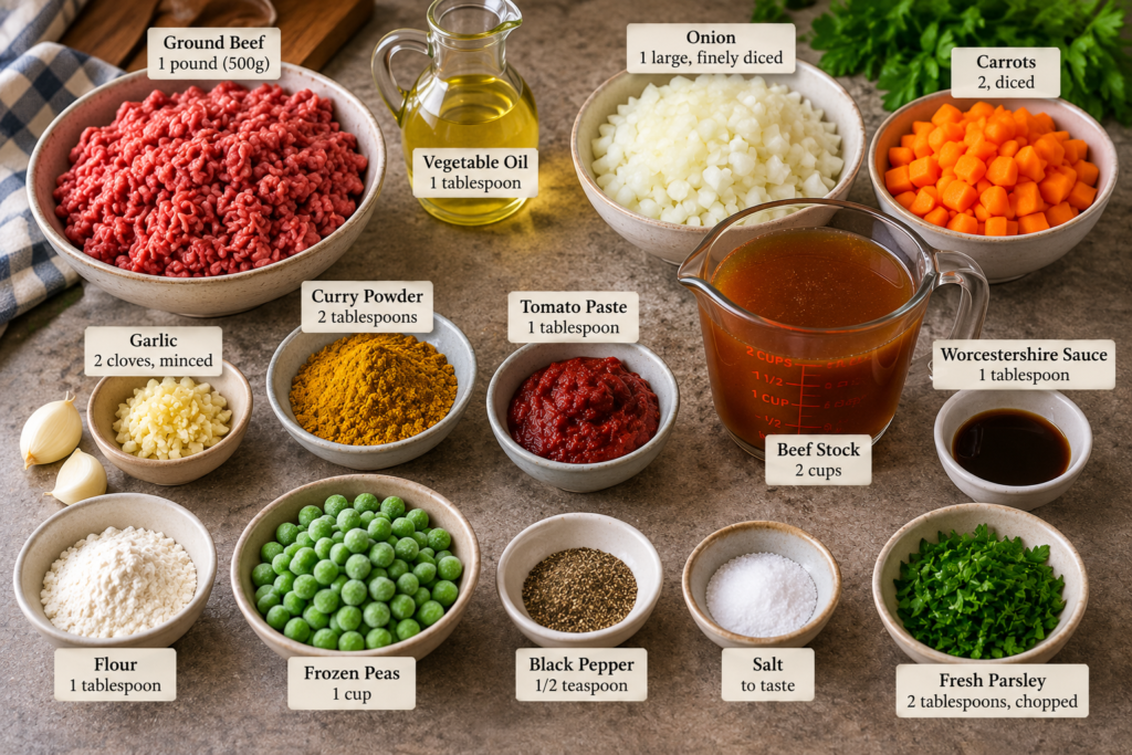 Curried Mince Recipe