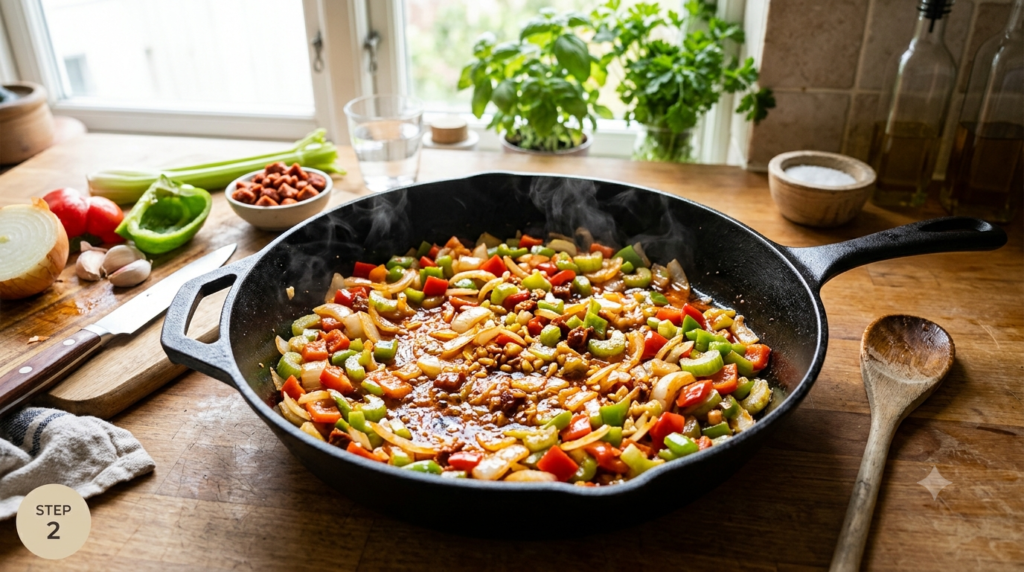 Chicken and Chorizo Jambalaya Recipe Step (2)