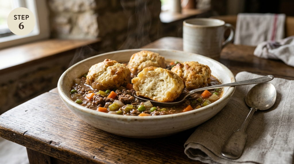 Mince and Dumplings Recipe Step (2)