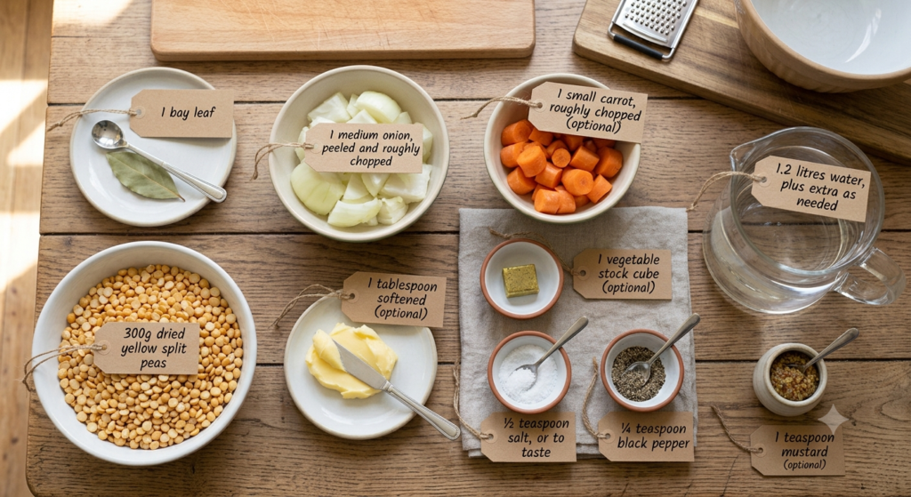 Pease Pudding Recipe Ingredients