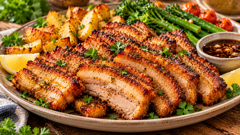 Pork Belly Slices Air Fryer Recipe