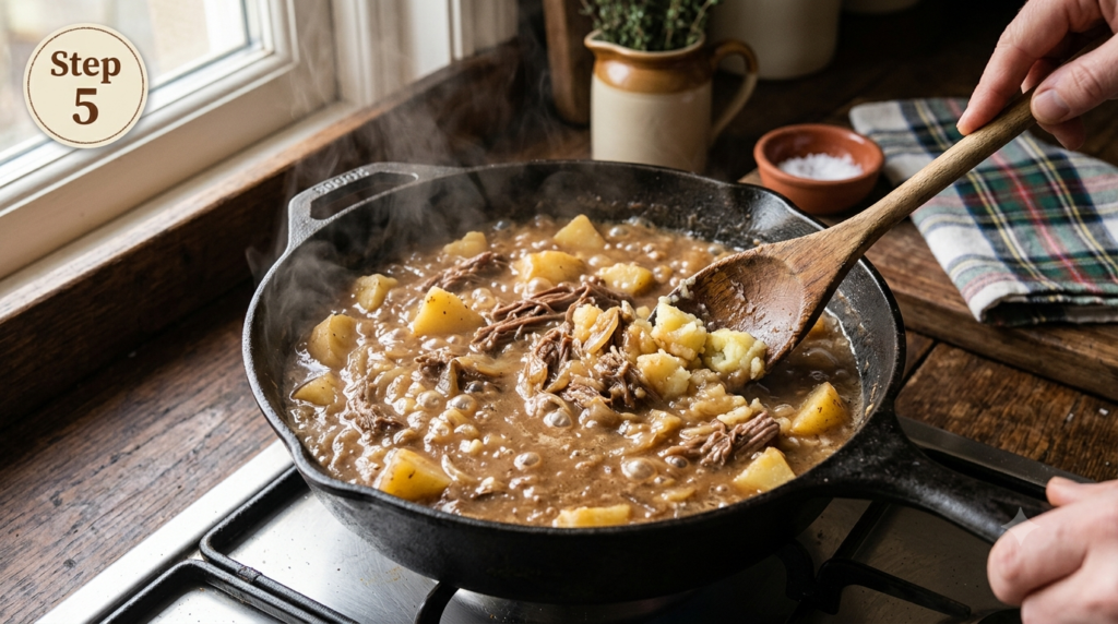 Scottish Stovies Recipe Step (2)