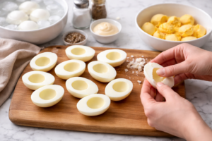Bloody Mary Deviled Eggs Recipe