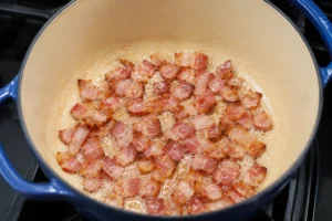 Cooking Bacon for Cracker Barrel Potato Soup