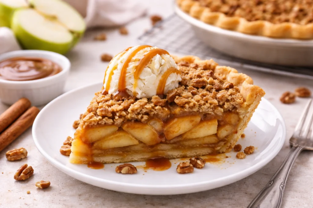 Cracker Barrel Apple Pecan Streusel Pie Recipe