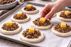 Garlic Parmesan Cheeseburger Bombs