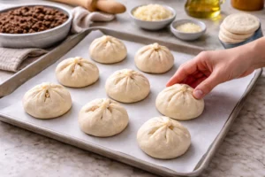 Garlic Parmesan Cheeseburger Bombs