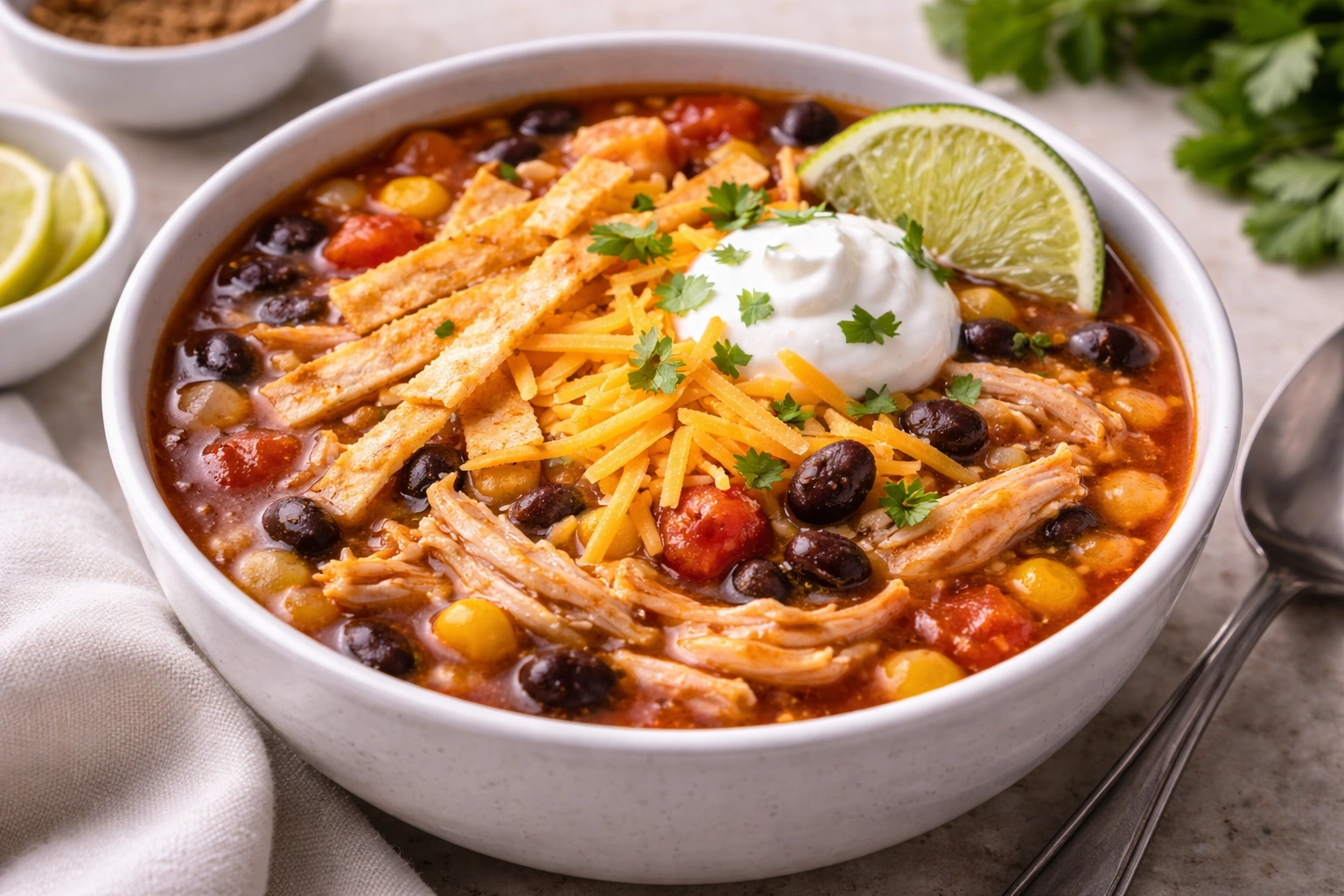 On the Border Chicken Tortilla Soup Recipe