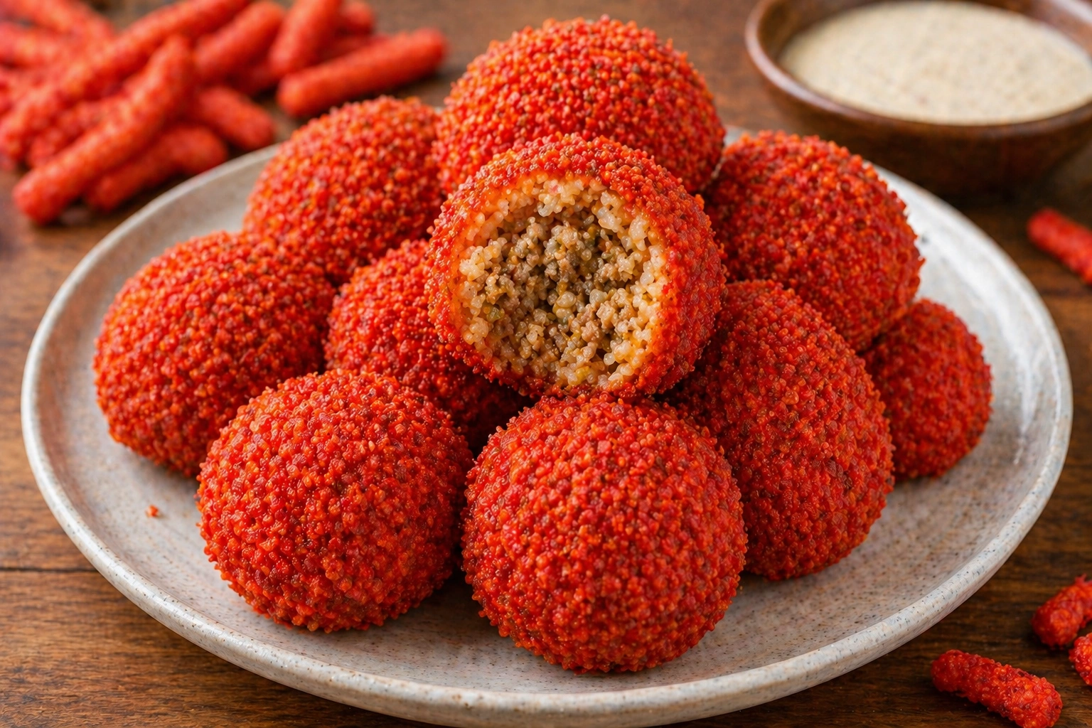 Hot Cheeto Boudin Balls Recipe
