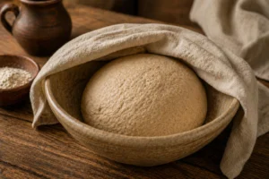 Medieval Bread Recipe Step 3: Rest the Dough