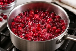 Ocean Spray Cranberry Jelly Recipe Step 1: Cook Cranberries