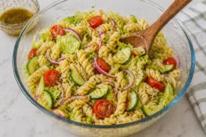 Pasta House Salad Recipe Step 4 Combine Everything