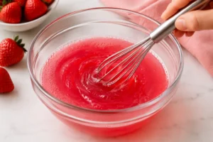 Pink Gelatin Recipe: Dissolve Gelatin