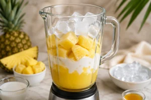 Virgin Pina Colada Recipe Step 1: Prepare Ingredients