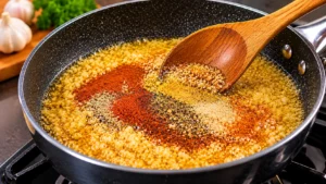 Adding Seasonings to the Sauce