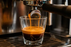 Brewing Fresh Espresso Shots
