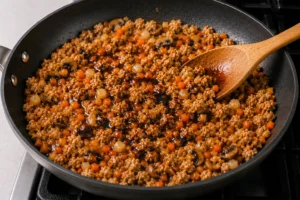 California Pizza Kitchen Lettuce Wraps Recipe Step 5 Add the Sauce