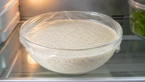 Chilling the Ranch Dressing