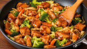 Combining Chicken and Vegetables