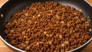 Cooling the Beef Filling