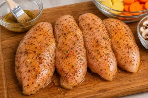 Cracker Barrel Campfire Chicken Recipe Step 2 Season Chicken