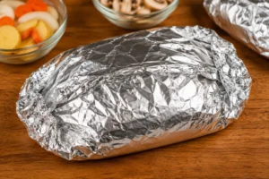Cracker Barrel Campfire Chicken Recipe Step 4 Seal Packets