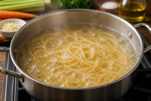 Gordon Ramsay’s Spaghetti Bolognese Recipe Step 6 Cook the Pasta