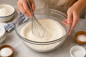 IHOP Waffle Recipe Step 1 Prepare Dry Ingredients