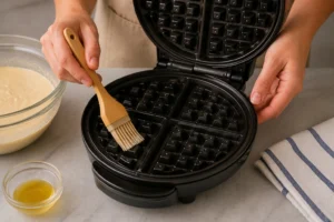 IHOP Waffle Recipe Step 5 Preheat Waffle Iron