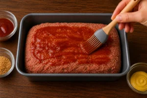 Joanna Gaines Meatloaf Recipe Step 5 Shape and Glaze