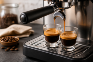 McDonald’s Caramel Macchiato Recipe Step 1 Brew the Espresso