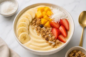 Playa Bowls Coconut Base Recipe Step 5 Serve Immediately