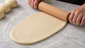 Rolling Dough into Flatbread Shapes
