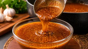 Serving the Finished Sauce