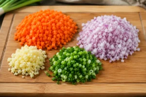 Step 1 Prepare the Vegetables