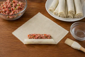 Step 4 Fill and Roll