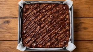 Add the Chocolate Drizzle