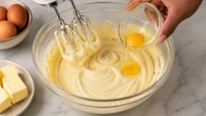 Adding Eggs to the Batter