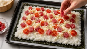 Adding Tuna and Pizza Toppings