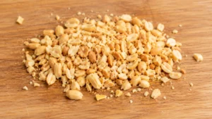 Chopping Roasted Peanuts for Extra Crunch