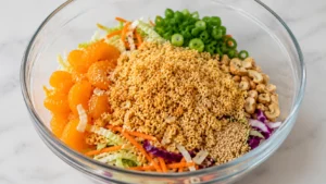 Combining Salad Ingredients