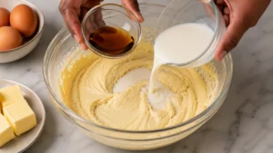 Combining the Wet Ingredients
