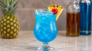 Garnished Dangerous Waters Island Punch