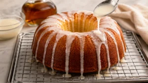Glazing the Finished Cake